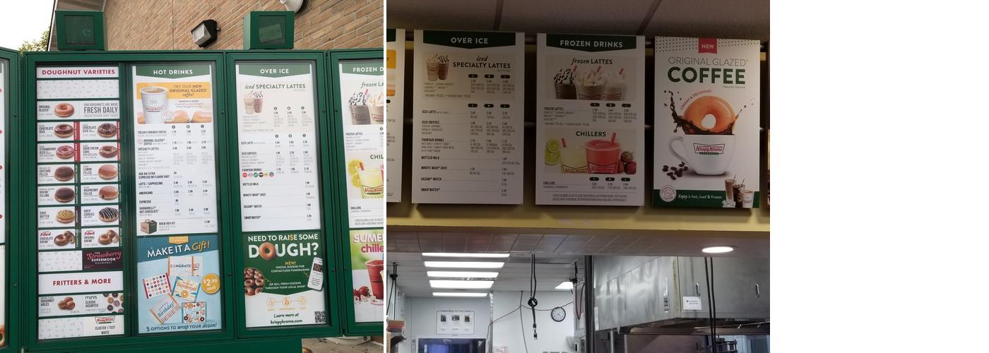 Krispy Kreme Menu