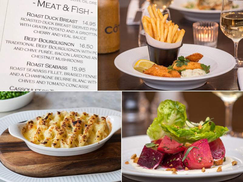 CÃ´te Brasserie - Chelmsford Menu