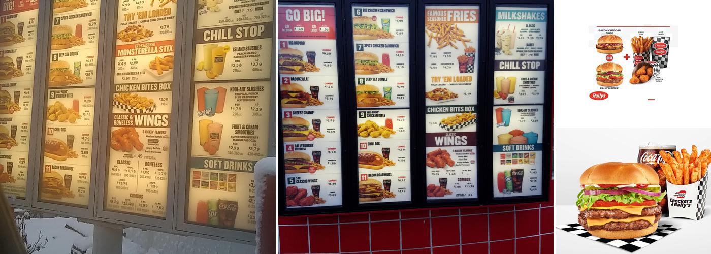 Rally's Menu
