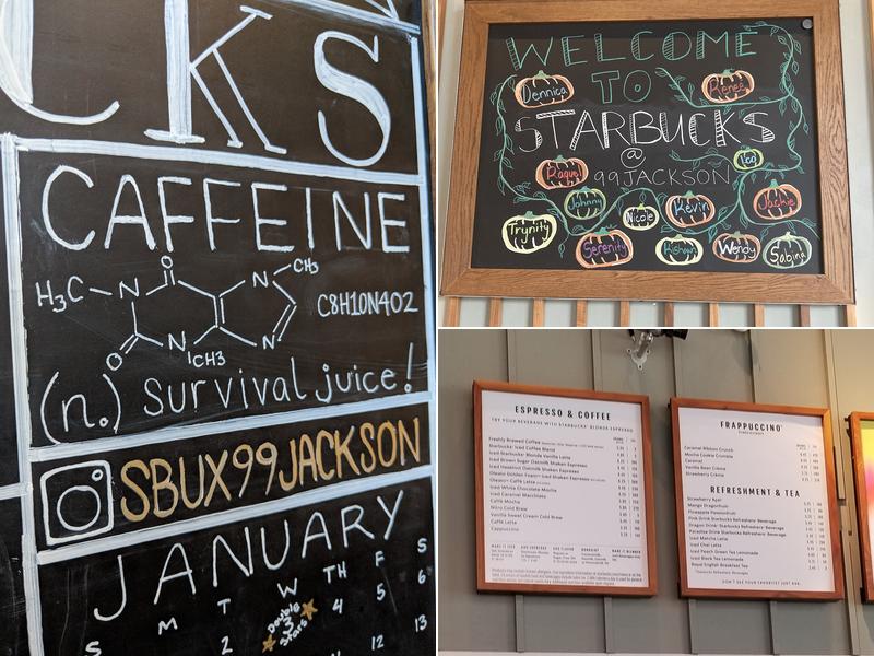 Starbucks Menu