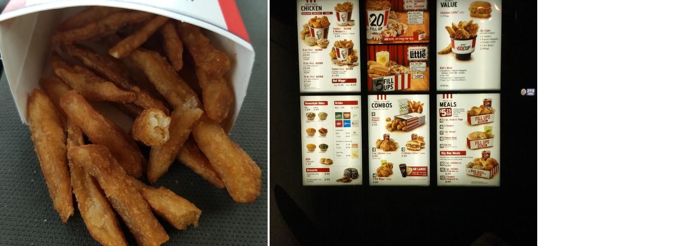 KFC Menu