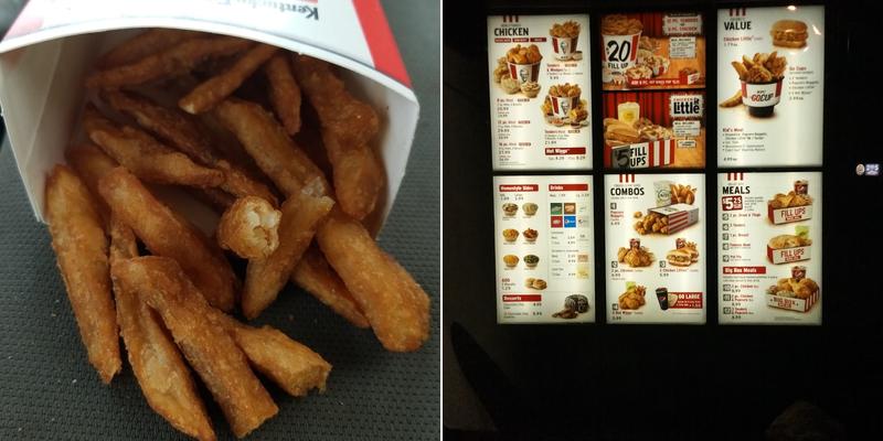 KFC Menu