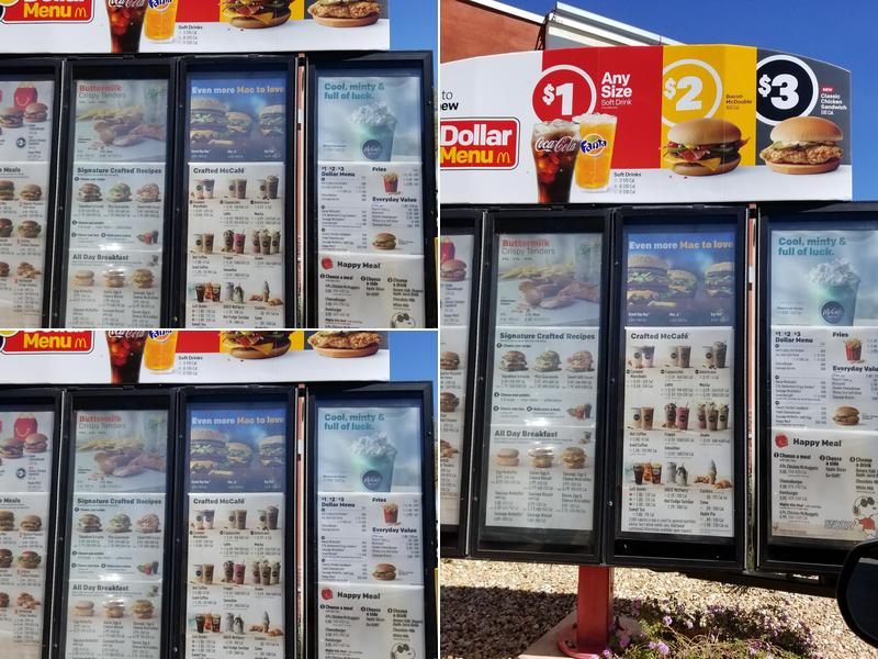 McDonald's Menu