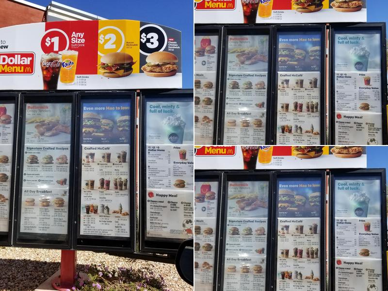 McDonald's Menu