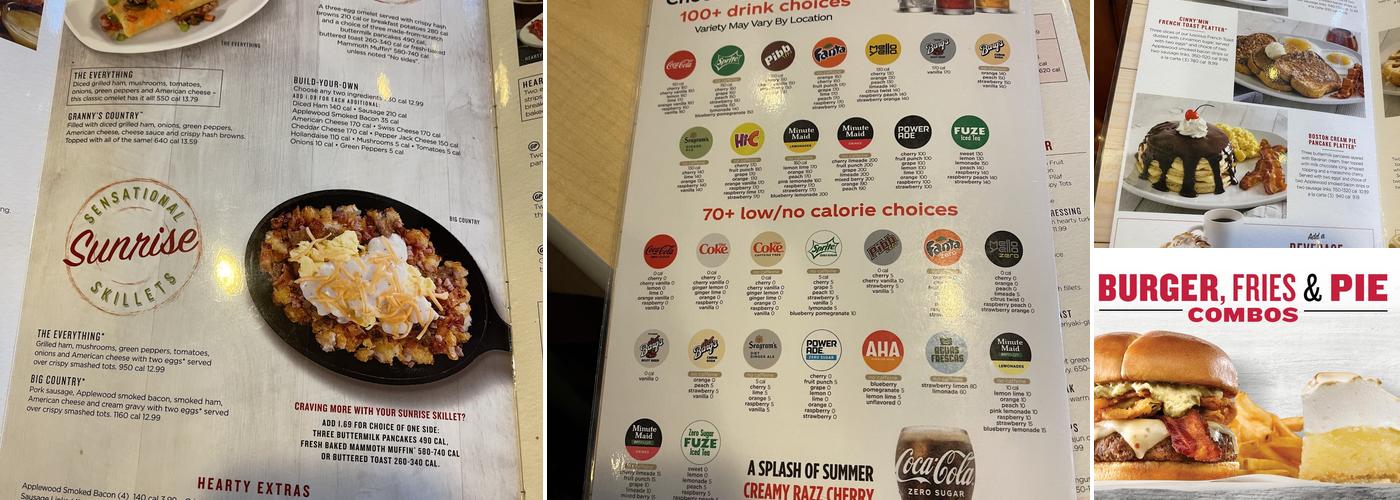 Perkins Restaurant & Bakery Menu