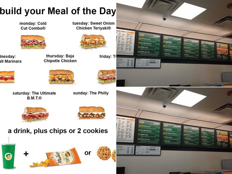 Subway Menu