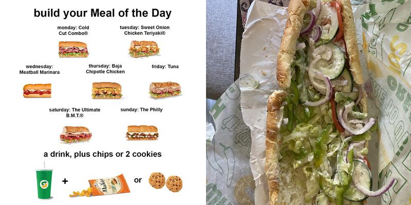Subway Menu
