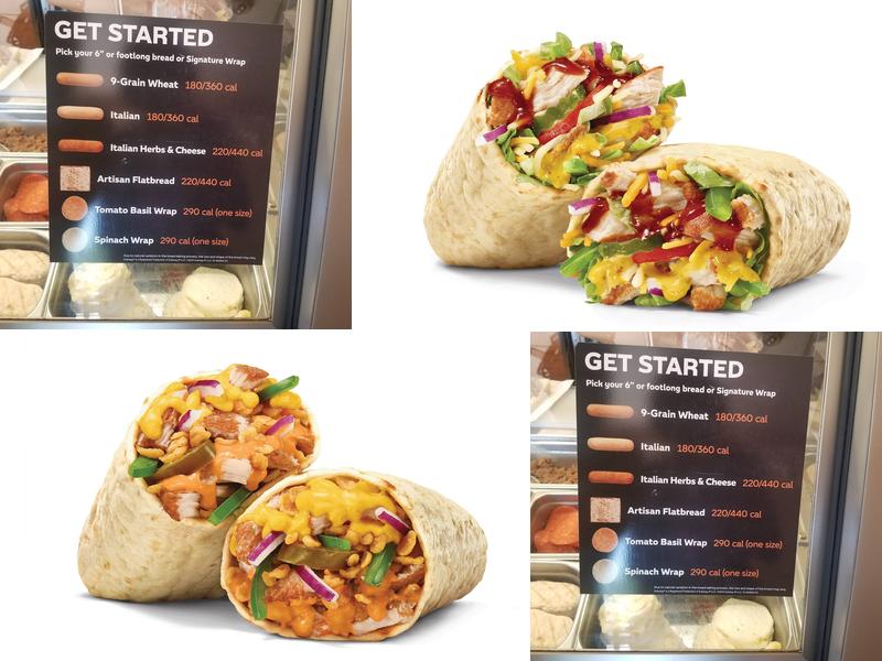 Subway Menu