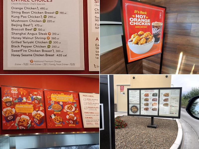 Panda Express Menu