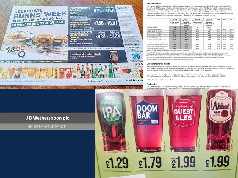 The Old Gaolhouse - JD Wetherspoon Menu