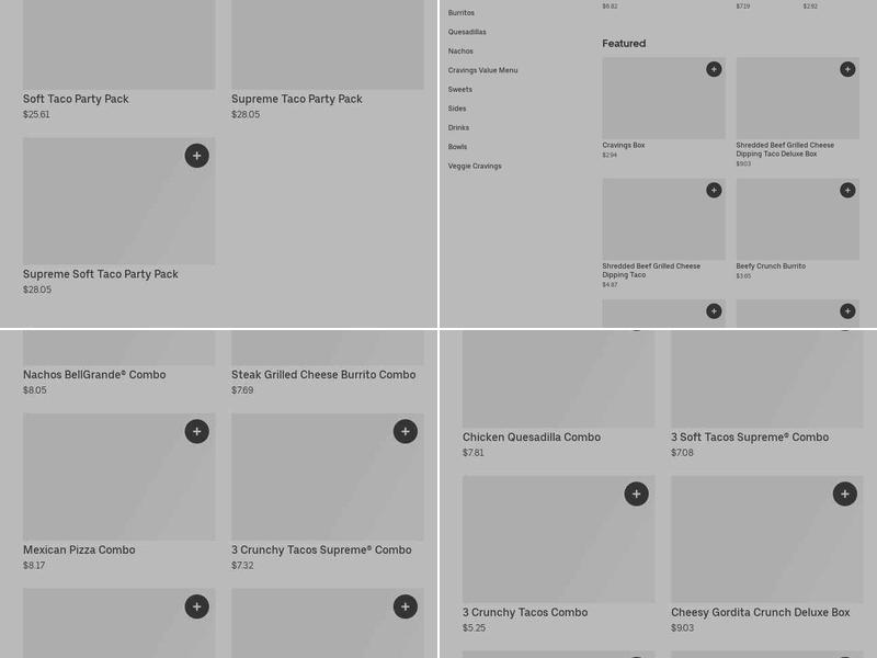 Taco Bell Menu