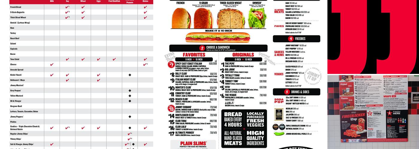 Jimmy John's Menu