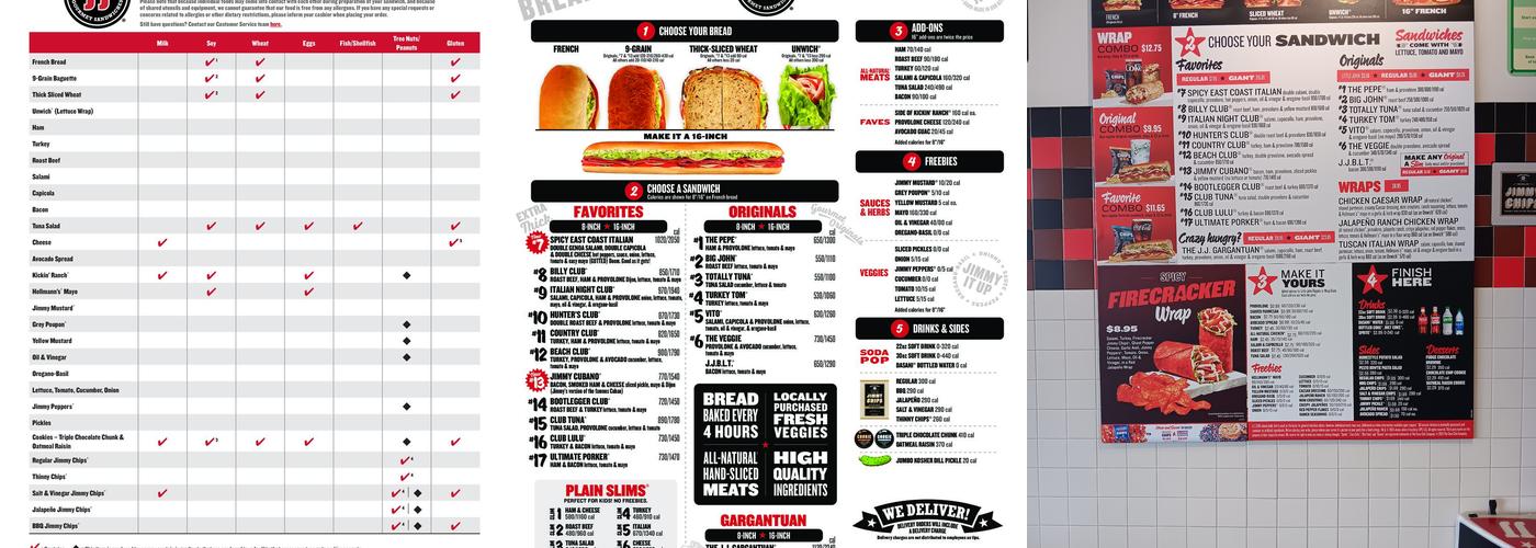 Jimmy John's Menu