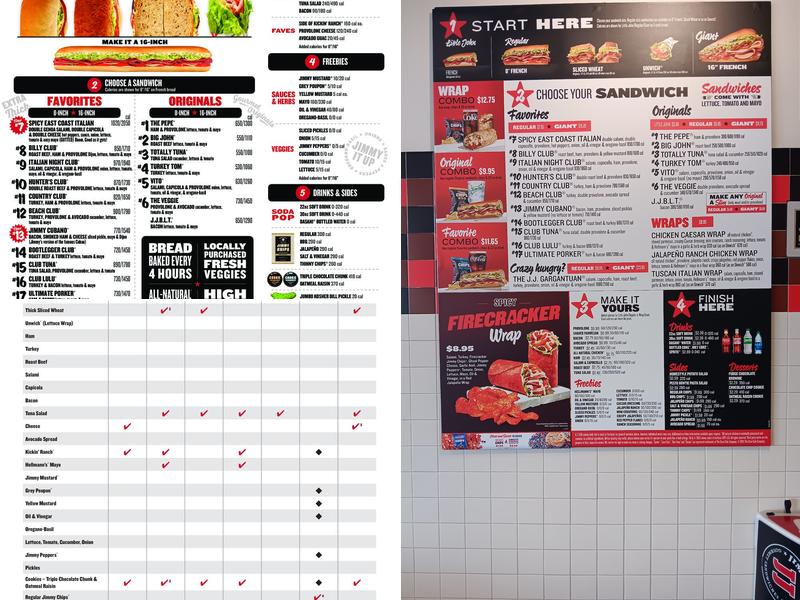 Jimmy John's Menu