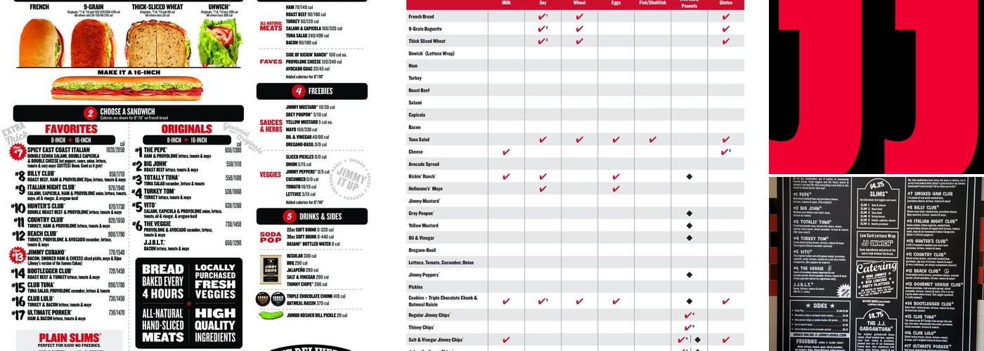 Jimmy John's Menu