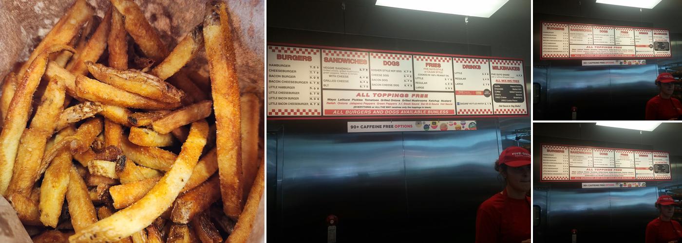 Five Guys Menu