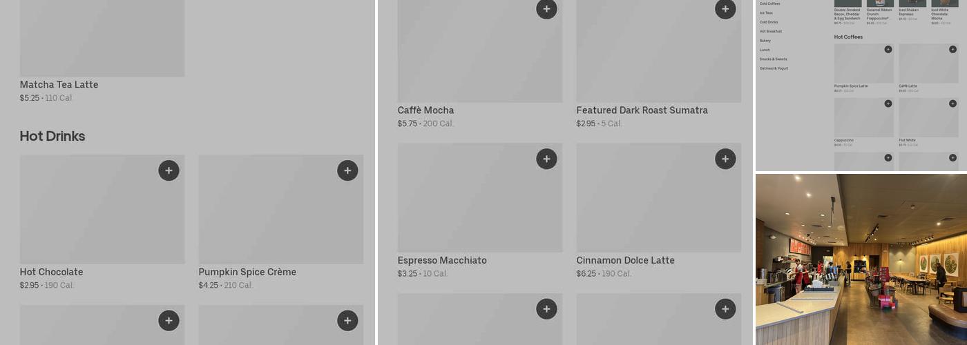 Starbucks Menu