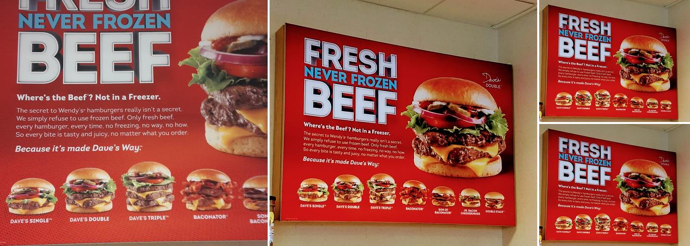 Wendy's Menu