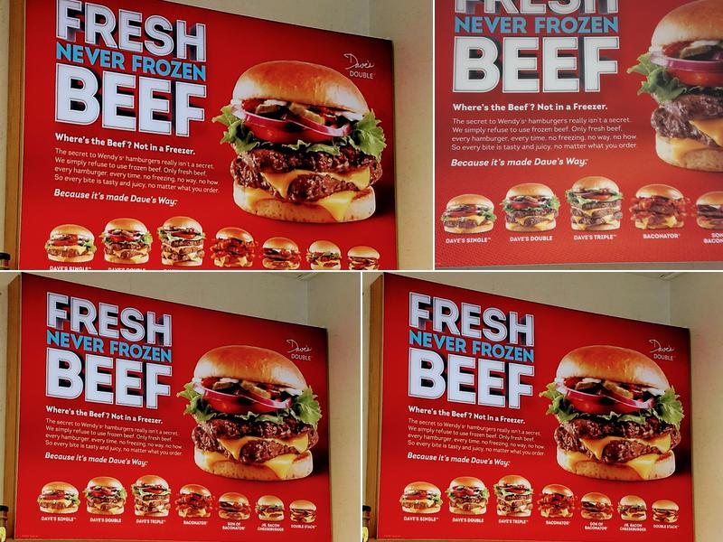 Wendy's Menu