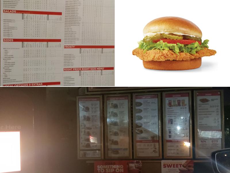 Wendy's Menu