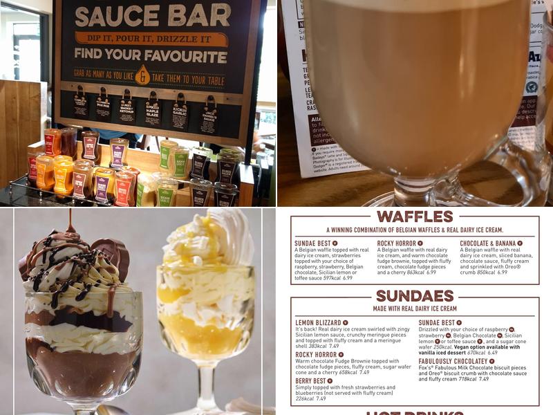 Amesbury Archer Harvester Menu