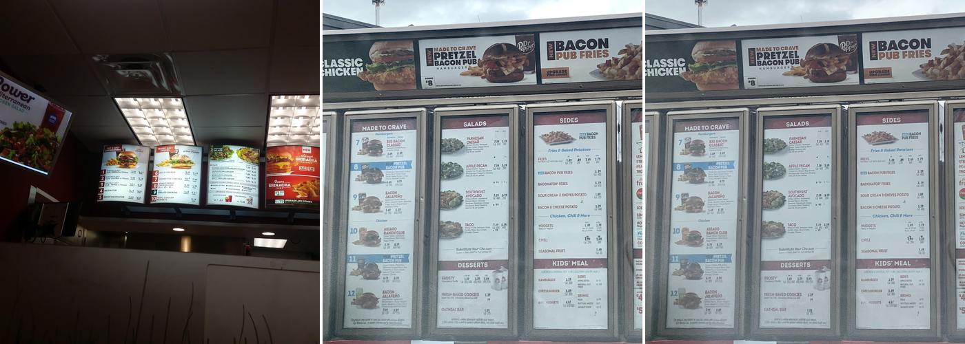 Wendy's Menu