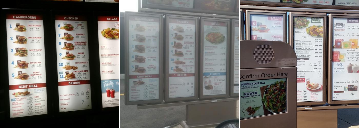 Wendy's Menu