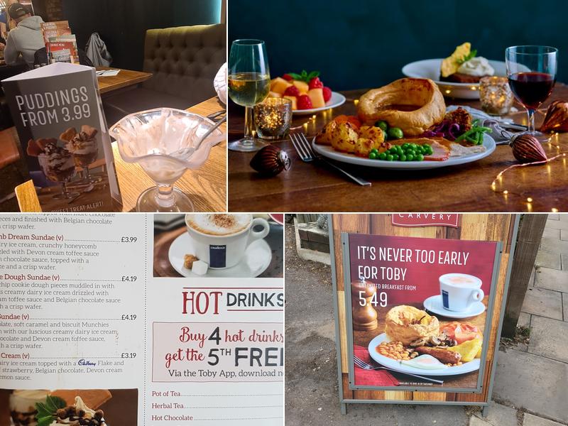 Toby Carvery Moby Dick Menu