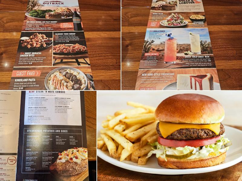 Outback Steakhouse Menu