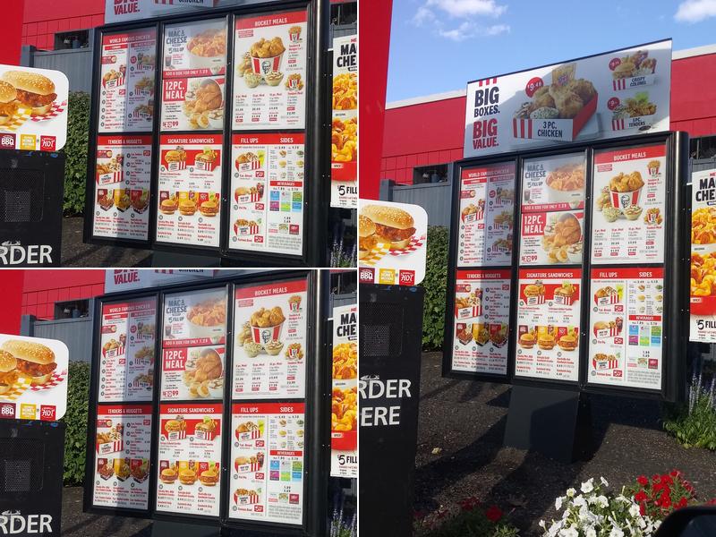 KFC Menu