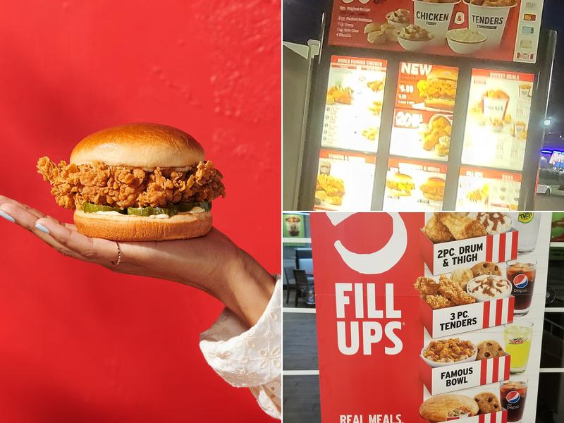 KFC Menu