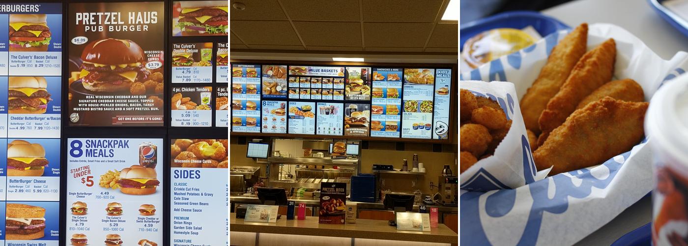 Culver’s Menu