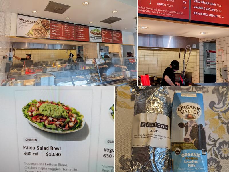 Chipotle Mexican Grill Menu
