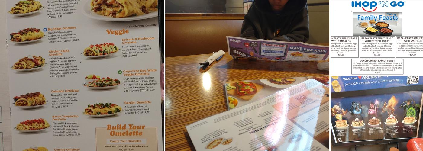 IHOP Menu