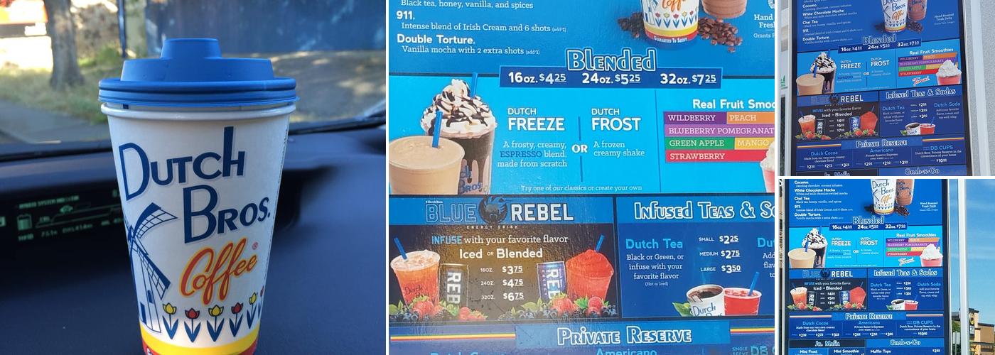 Dutch Bros Coffee Menu