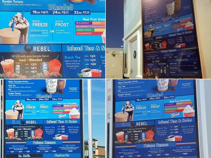 Dutch Bros Coffee Menu
