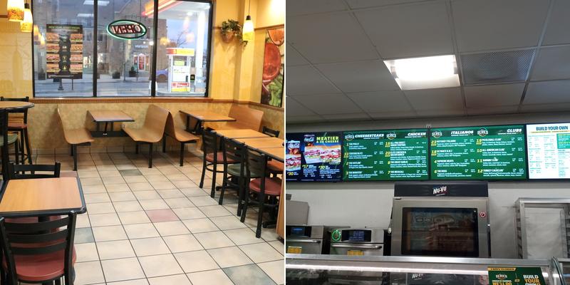 Subway Menu