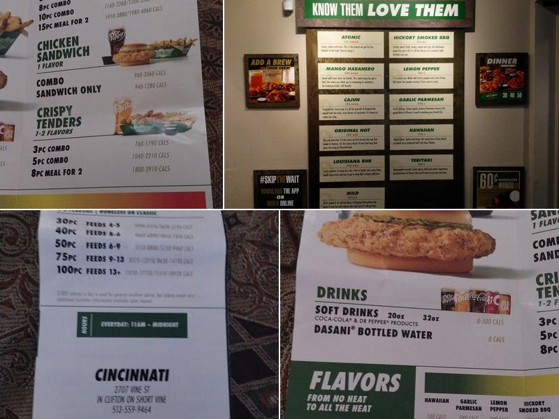Wingstop Menu