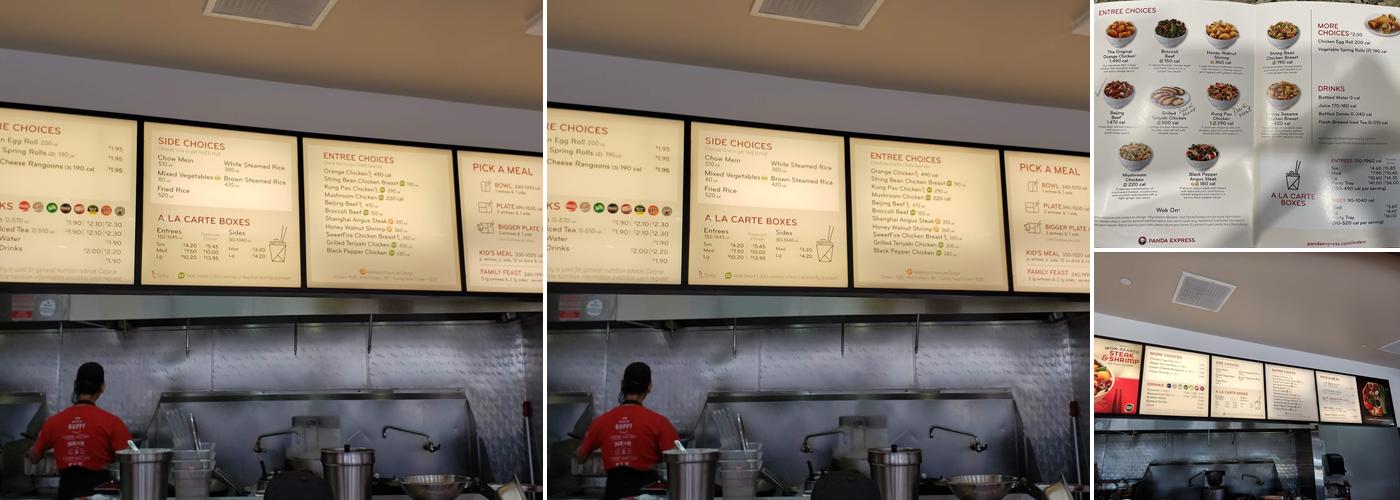 Panda Express Menu