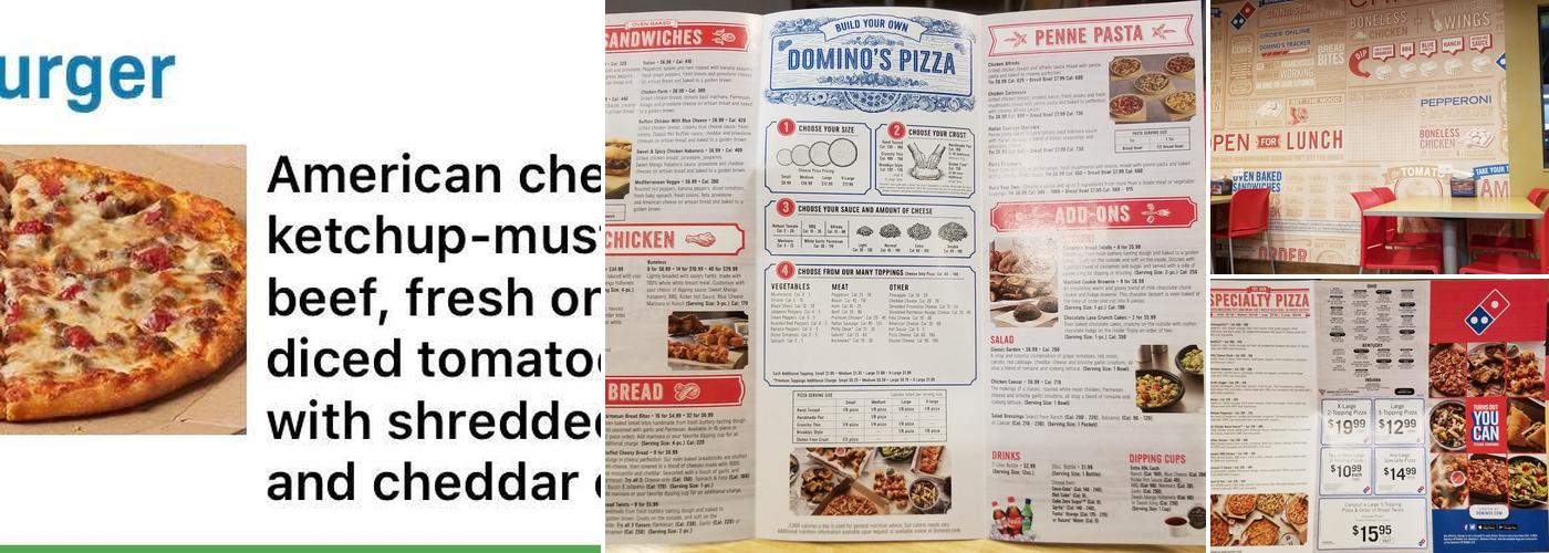 Domino's Pizza Menu
