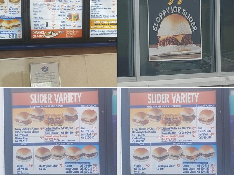 White Castle Menu