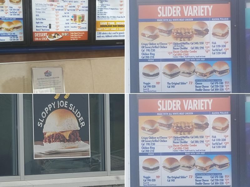 White Castle Menu