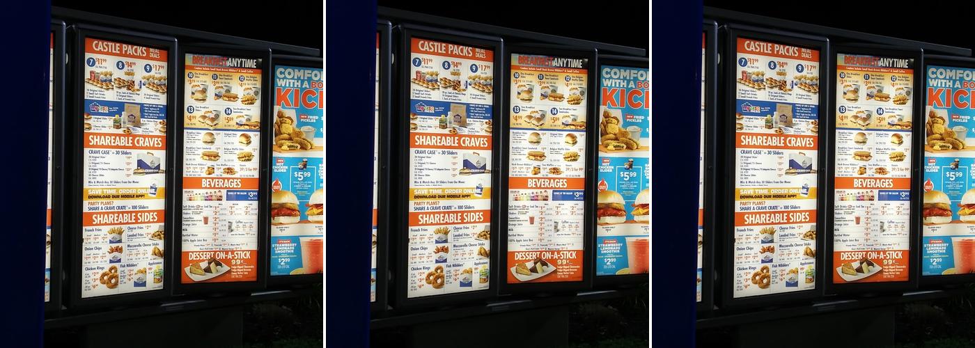 White Castle Menu