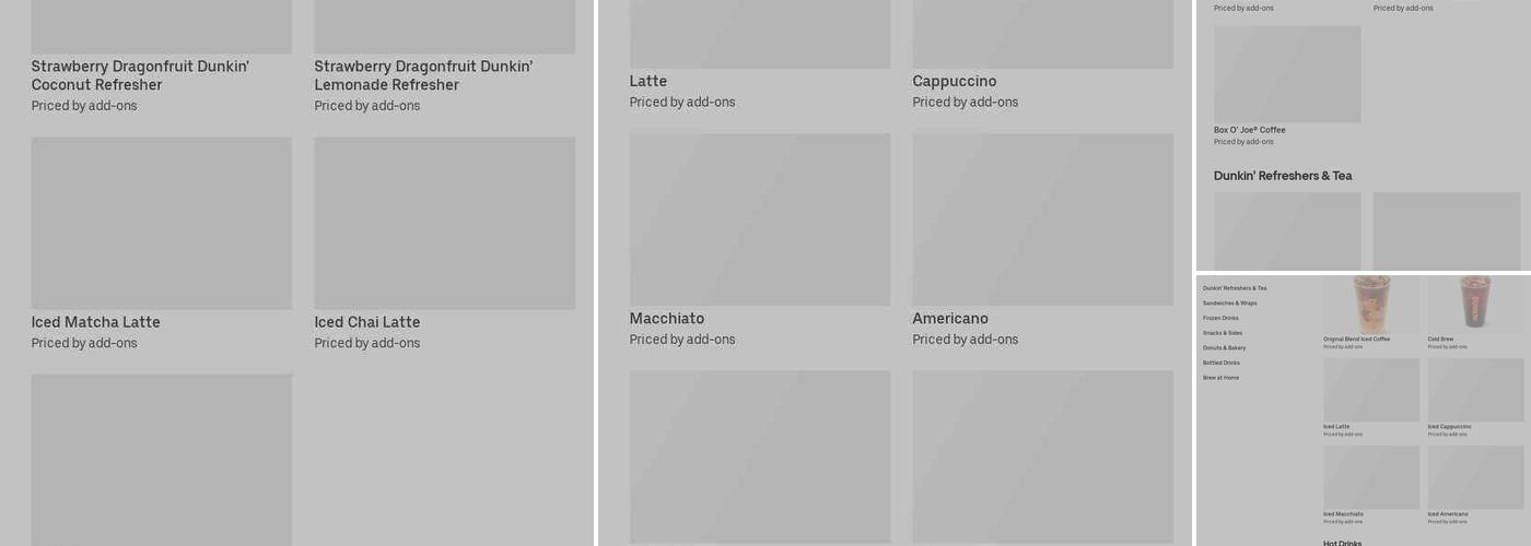 Dunkin' Menu