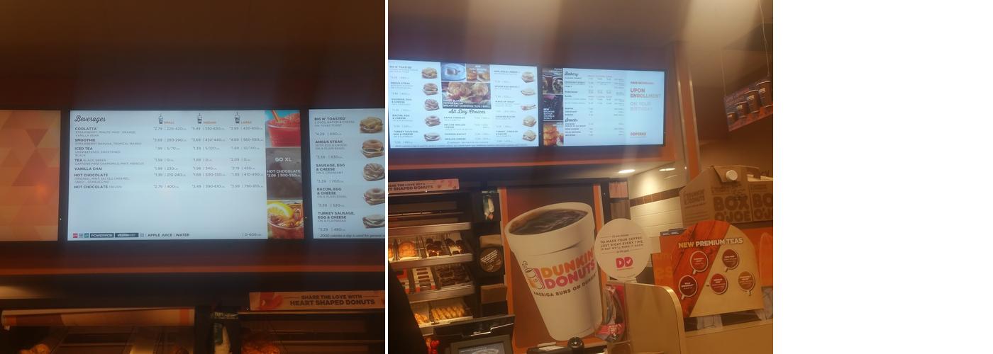 Dunkin' Menu