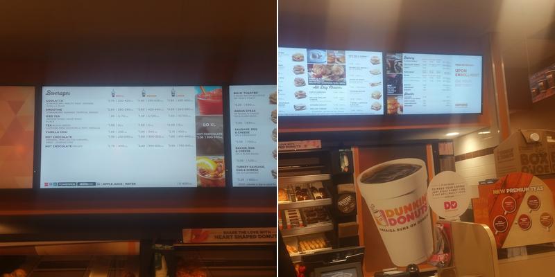 Dunkin' Menu