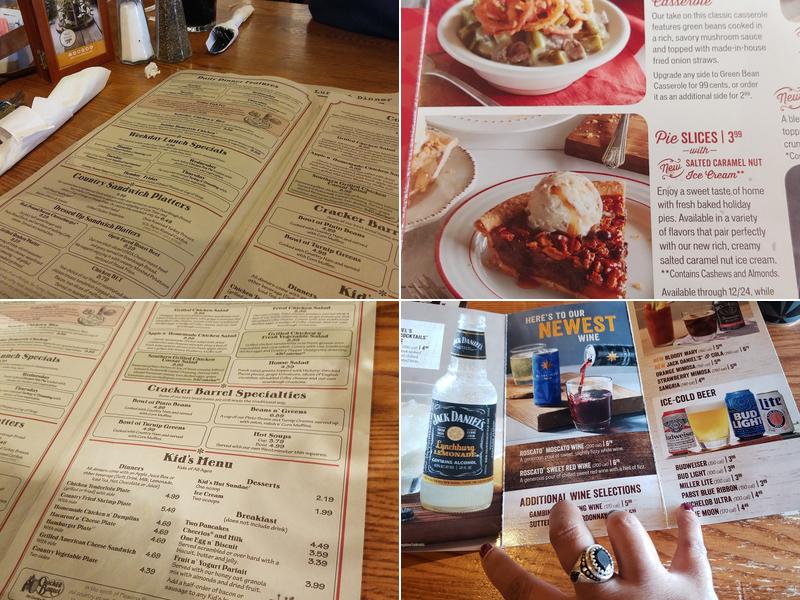Cracker Barrel Old Country Store Menu