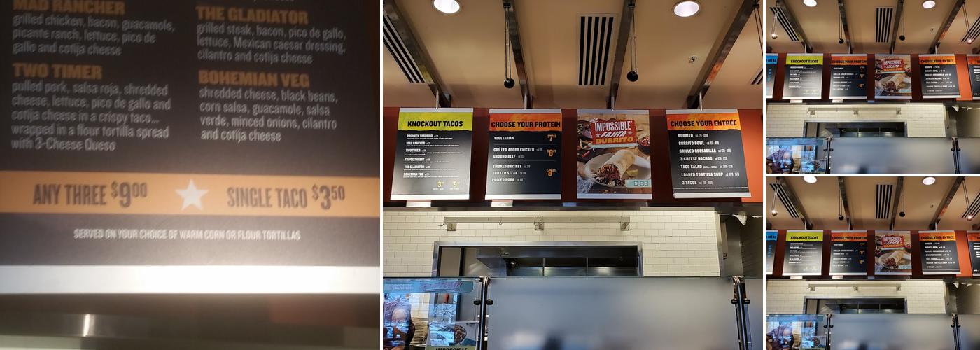 QDOBA Mexican Eats Menu