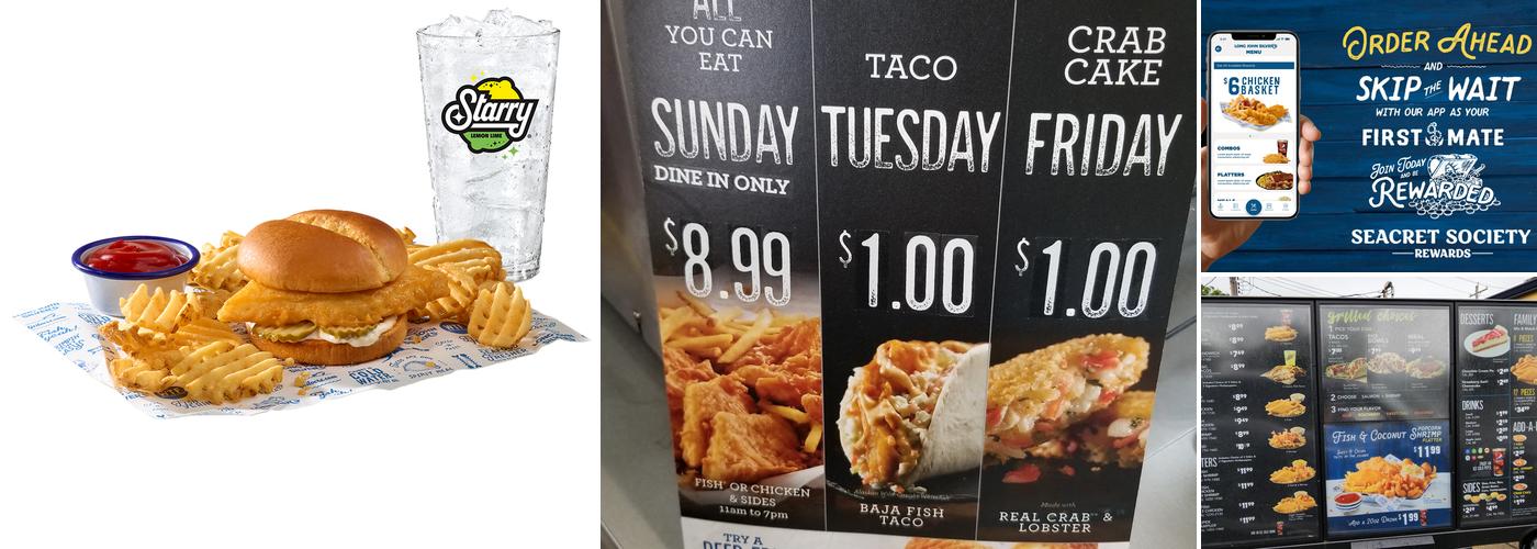 Long John Silver's Menu