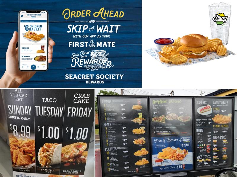 Long John Silver's Menu